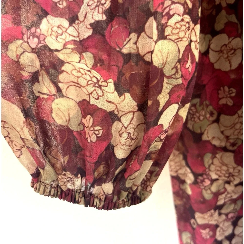 Wilfred By Aritzia Womens Floral Daydreamer Mini Dress Size XS Cottagecore